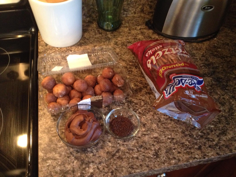 Illustration for article titled Cooking with TAY: Fudge Donut Acorns